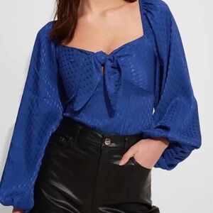 Express NWT-Elegant Blue Women's Top